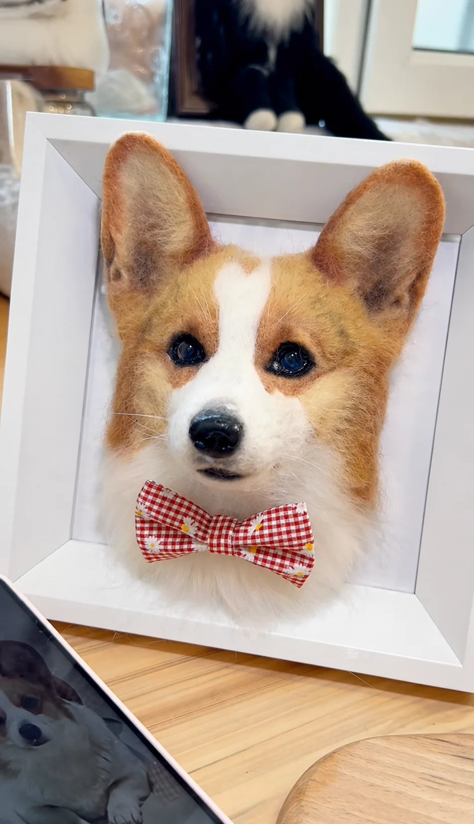 Custom dog photo frame