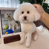 Customized full-body dog portrait