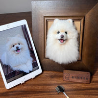 Custom dog photo frame