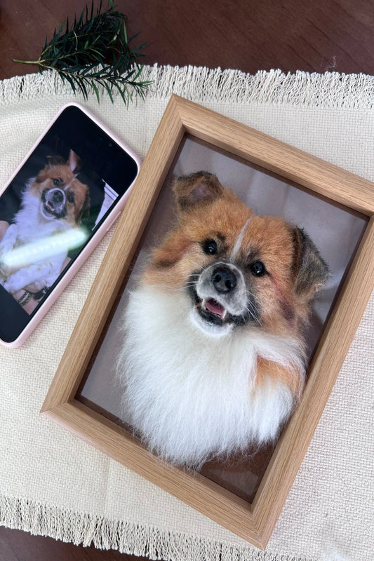 Custom dog photo frame